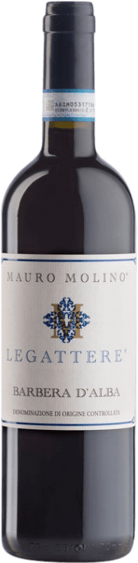 42,95 € Envoi gratuit | Vin rouge Mauro Molino Legattere D.O.C. Barbera d'Alba Piémont Italie Barbera Bouteille 75 cl