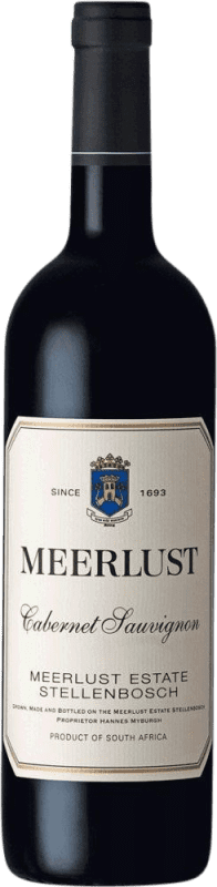 36,95 € Бесплатная доставка | Красное вино Meerlust I.G. Stellenbosch Стелленбош Южная Африка Cabernet Sauvignon — Каберне Совиньон Бутылка 75 cl
