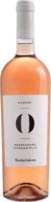 13,95 € 送料無料 | ロゼワイン MenhirSalento Numero 0 Rosato Zero I.G.T. Salento イタリア Nebbiolo, Negroamaro ボトル 75 cl