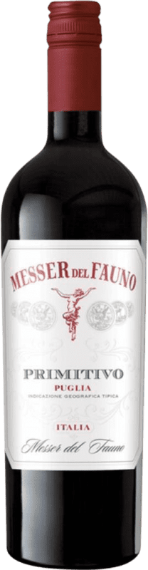 9,95 € Kostenloser Versand | Rotwein Messer del Fauno I.G.T. Puglia Apulien Italien Primitivo 75 cl