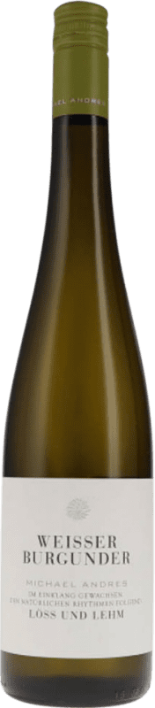 12,95 € Envio grátis | Vinho branco Michael Andres Löss und Lehm Q.b.A. Pfälz Pfälz Alemanha Pinot Branco Garrafa 75 cl