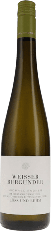 12,95 € Envío gratis | Vino blanco Michael Andres Löss und Lehm Q.b.A. Pfälz Pfälz Alemania Pinot Blanco Botella 75 cl