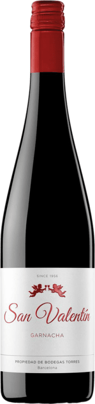 9,95 € Envio grátis | Vinho Tinto Miguel Torres San ValentÍn D.O. Catalunya Catalunha Espanha Garnacha — Grenache Garrafa 75 cl