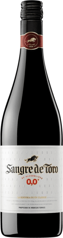 11,95 € Free Shipping | Red wine Miguel Torres Sangre de Toro Tinto D.O. Catalunya Catalonia Spain Bottle 75 cl Alcohol-Free