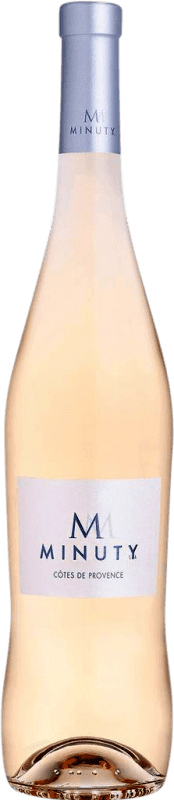 25,95 € Envío gratis | Vino rosado Château Minuty M Rosé Joven A.O.C. Côtes de Provence Provence Francia Syrah, Garnacha, Cinsault Botella 75 cl