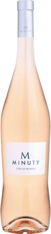 62,95 € Spedizione Gratuita | Vino Rosato Château Minuty M Cuvée, Rosé — Rosato A.O.C. Côtes de Provence Provenza Francia Syrah, Garnacha — Grenache, Cinsault Bottiglia Magnum 1,5 L