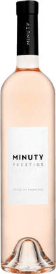75,95 € 免费送货 | 桃红葡萄酒 Château Minuty Rosé — 桃红葡萄酒, Prestige — 尊贵 A.O.C. Côtes de Provence 普罗旺斯 法国 Syrah — 西拉, Garnacha — 歌海娜, Cinsault — 珍梭, Tibouren — 蒂布伦 大瓶 — Magnum 1,5 L