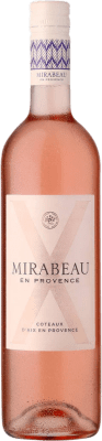 10,95 € 免费送货 | 玫瑰酒 Le Mirabeau X Rosé A.O.C. Côtes de Provence 法国 Syrah, Grenache, Cinsault 瓶子 75 cl