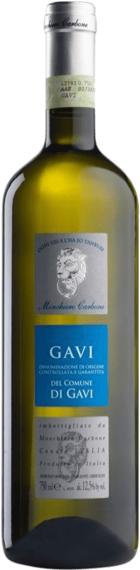 19,95 € Envio grátis | Vinho Branco Monchiero Carbone Comune D.O.C.G. Cortese di Gavi Piemonte Itália Cortese 75 cl