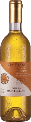 32,95 € Бесплатная доставка | Крепленое вино Montellori Vin Santo D.O.C. Bianco dell'Empolese Тоскана Италия Trebbiano Toscano бутылка Medium 50 cl