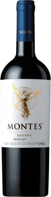 13,95 € Free Shipping | Red wine Montes Reserve I.G. Valle Central Central Valley Chile Merlot, Cabernet Sauvignon Bottle 75 cl