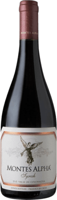 21,95 € Spedizione Gratuita | Vino Rosso Montes Alpha I.G. Valle Central Central Valley Chile Syrah Bottiglia 75 cl