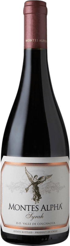 21,95 € Бесплатная доставка | Красное вино Montes Alpha I.G. Valle Central Центральная долина Чили Syrah — Сира Бутылка 75 cl
