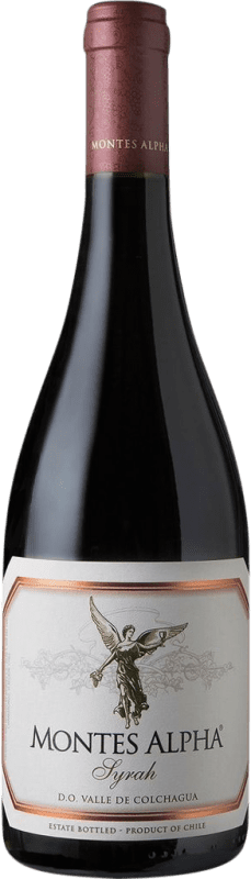 24,95 € Free Shipping | Red wine Montes Alpha I.G. Valle Central Central Valley Chile Syrah Bottle 75 cl