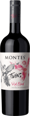 15,95 € Бесплатная доставка | Красное вино Montes Twins I.G. Valle Central Центральная долина Чили Tempranillo — Темпранильо, Cabernet Sauvignon — Каберне Совиньон, Nebbiolo — Неббиоло, Carmenère — Карменер Бутылка 75 cl