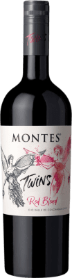 14,95 € 免费送货 | 红酒 Montes Twins I.G. Valle Central 中央谷地 智利 Tempranillo, Cabernet Sauvignon, Nebbiolo, Carmenère 瓶子 75 cl