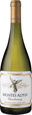 16,95 € Free Shipping | White Wine Montes Alpha I.G. Valle Central Central Valley Chile Chardonnay 75 cl