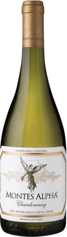 16,95 € Envoi gratuit | Vin Blanc Montes Alpha I.G. Valle Central Vallée centrale Chili Chardonnay 75 cl
