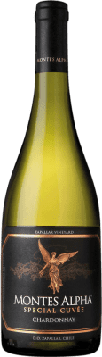 11,95 € Бесплатная доставка | Белое вино Montes Alpha Special Cuvée I.G. Valle de Casablanca Чили Chardonnay бутылка 75 cl