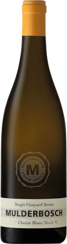 29,95 € Spedizione Gratuita | Vino Bianco Mulderbosch Block W Single Vineyard — Vigneto Unico I.G. Stellenbosch Stellenbosch Sud Africa Chenin 75 cl