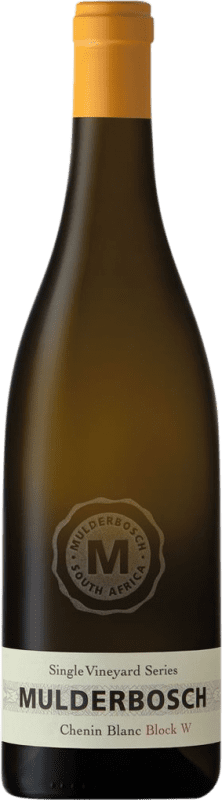 28,95 € Spedizione Gratuita | Vino bianco Mulderbosch Single Vineyard Block W I.G. Stellenbosch Stellenbosch Sud Africa Chenin Bianco Bottiglia 75 cl