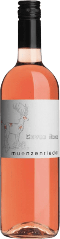 10,95 € Бесплатная доставка | Розовое вино Münzenrieder Cuvée, Rosé — Розе I.G. Burgenland Burgenland Австрия Merlot — Мерло, Cabernet Franc — Каберне Фран, Blaufränkisch — Блауфренкиш, Zweigelt — Цвайгельт 75 cl