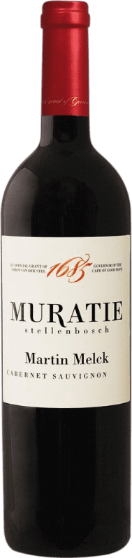 22,95 € 免费送货 | 红酒 Muratie Estate Martin Melck I.G. Stellenbosch 斯泰伦博斯 南非 Cabernet Sauvignon 瓶子 75 cl