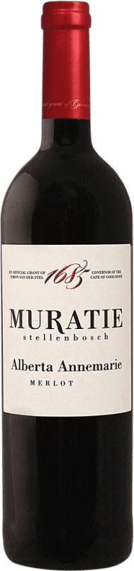 24,95 € Free Shipping | Red Wine Muratie Estate Alberta Annemarie I.G. Stellenbosch Stellenbosch South Africa Merlot 75 cl