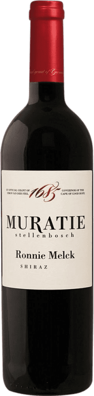 24,95 € Free Shipping | Red Wine Muratie Estate Ronnie Melck Shiraz I.G. Stellenbosch Stellenbosch South Africa Syrah — Shiraz Bottle 75 cl
