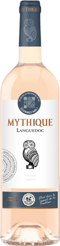 10,95 € Envío gratis | Vino rosado Mythique Rosé A.O.C. Languedoc Languedoc Francia Garnacha, Nebbiolo, Cinsault Botella 75 cl