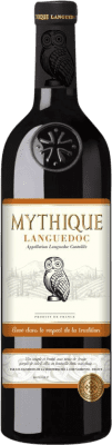 9,95 € Spedizione Gratuita | Vino rosso Mythique Rouge A.O.C. Languedoc Languedoc Francia Grenache, Carignan, Nebbiolo Bottiglia 75 cl