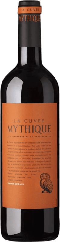 9,95 € Kostenloser Versand | Rotwein Mythique La Cuvée Rouge I.G.P. Vin de Pays d'Oc Languedoc-Roussillon Frankreich Grenache, Carignan, Nebbiolo, Mourvèdre, Marselan Flasche 75 cl