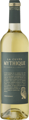 7,95 € Бесплатная доставка | Белое вино Mythique La Cuvée Blanc I.G.P. Vin de Pays d'Oc Лангедок-Руссильон Франция Grenache White, Viognier, Marsanne, Bourboulenc бутылка 75 cl