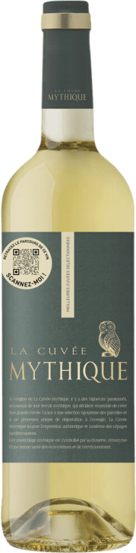 8,95 € Envío gratis | Vino blanco Mythique La Cuvée Blanc I.G.P. Vin de Pays d'Oc Languedoc-Roussillon Francia Garnacha Blanca, Viognier, Marsanne, Bourboulenc Botella 75 cl