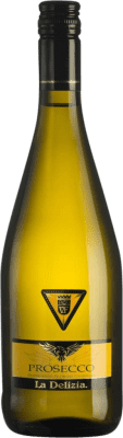 9,95 € Бесплатная доставка | Белое игристое Naonis La Delizia L'Aquila Frizzante D.O.C. Prosecco Фриули-Венеция-Джулия Италия Glera бутылка 75 cl