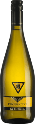 7,95 € Free Shipping | White Sparkling Wine Naonis La Delizia L'Aquila Frizzante — Semi-Sparkling D.O.C. Prosecco Friuli-Venezia Giulia Italy Glera 75 cl