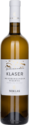 34,95 € Kostenloser Versand | Weißwein Niklaserhof Klaser Salamander Reserve D.O.C. Südtirol Alto Adige Südtirol Italien Weißburgunder Flasche 75 cl