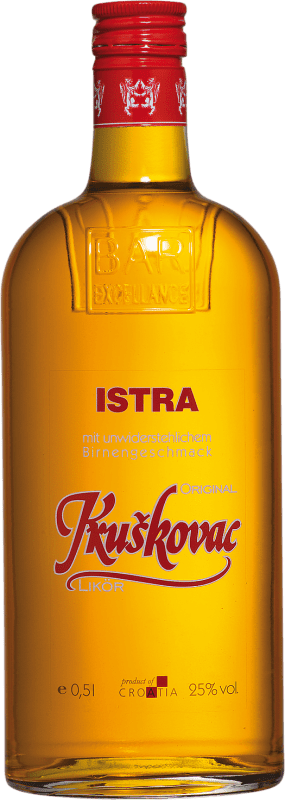 19,95 € Envio grátis | Licores Nimco Kruskovac Croácia Garrafa Medium 50 cl Birne — Pêra