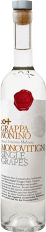 33,95 € Envio grátis | Aguardente Grappa Nonino Monovitigno Single Grapes D.O.C. Friuli Friuli-Venezia Giulia Itália Garrafa Medium 50 cl