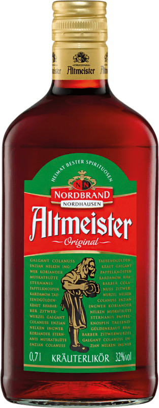 13,95 € Бесплатная доставка | Травяной ликёр Nordbrand Nordhausen Altmeister Германия бутылка 70 cl
