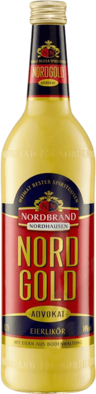 7,95 € Envio grátis | Licores Nordbrand Nordhausen Advokat Eierlikör Alemanha Garrafa 70 cl