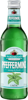 2,95 € Envio grátis | Licores Nordbrand Nordhausen Pfefferminzlikör Alemanha Garrafa Terço 35 cl