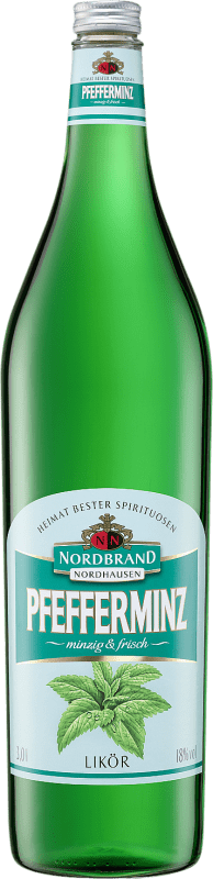 51,95 € Бесплатная доставка | Ликёры Nordbrand Nordhausen Pfefferminzlikör Германия Специальная бутылка 3 L