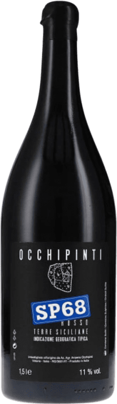 47,95 € Spedizione Gratuita | Vino Rosso Arianna Occhipinti SP68 D.O.C. Sicilia Sicilia Italia Nebbiolo, Frappato Bottiglia Magnum 1,5 L
