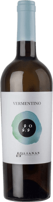 18,95 € Бесплатная доставка | Белое вино Olianas D.O.C. Vermentino di Sardegna Cerdeña Италия Vermentino бутылка 75 cl