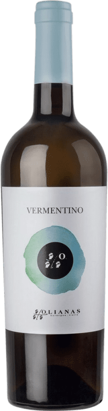 19,95 € Бесплатная доставка | Белое вино Olianas D.O.C. Vermentino di Sardegna Cerdeña Италия Vermentino — Верментино Бутылка 75 cl