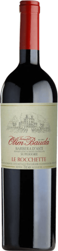 28,95 € Free Shipping | Red Wine Olim Bauda Le Rocchette Superior D.O.C. Barbera d'Asti Piemonte Italy 75 cl
