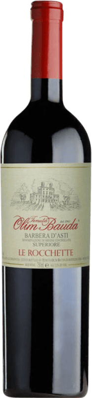 23,95 € Free Shipping | Red wine Olim Bauda Le Rocchette Superiore D.O.C. Barbera d'Asti Piemonte Italy Bottle 75 cl