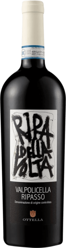27,95 € Бесплатная доставка | Красное вино Ottella Ripa della Volta D.O.C. Valpolicella Ripasso Venecia Италия Corvina — Корвина Бутылка 75 cl