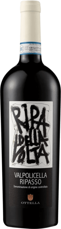 26,95 € Free Shipping | Red wine Ottella Ripa della Volta D.O.C. Valpolicella Ripasso Venecia Italy Corvina Bottle 75 cl